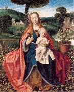 PROVOST, Jan The Virgin and Child in a Landscape oil painting artist